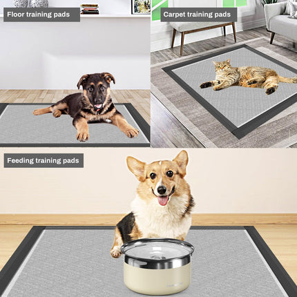 Gardner Pet Charcoal Puppy Pads Inches Extra Large Dog Pee Pads (Black, XLarge 28"x34"-30 Ct)