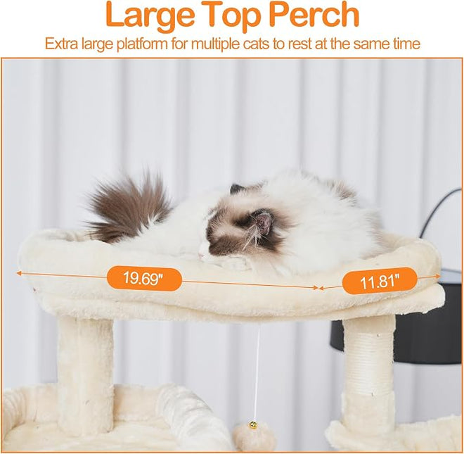 Heybly HCT034M Cat Scratching Post 180 cm Beige