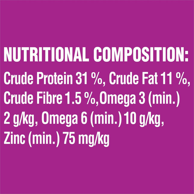 WHISKAS 1+ Years Adult Dry Cat Food Chicken & Turkey 1.8kg Bag, 4 Pack