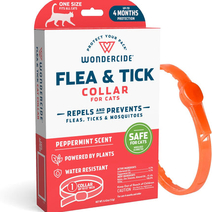 Wondercide Cat Collar - Flea & Tick Repellent - Up to 4 Months Protection