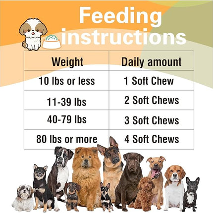 Natural Allergy Relief Chews for Dogs – Advanced Formula with Omega-3, Turmeric & Probiotics for Itchy Skin, Seasonal Allergy Support & Immune Health – Vet-Approved, Delicious Chicken Flavor