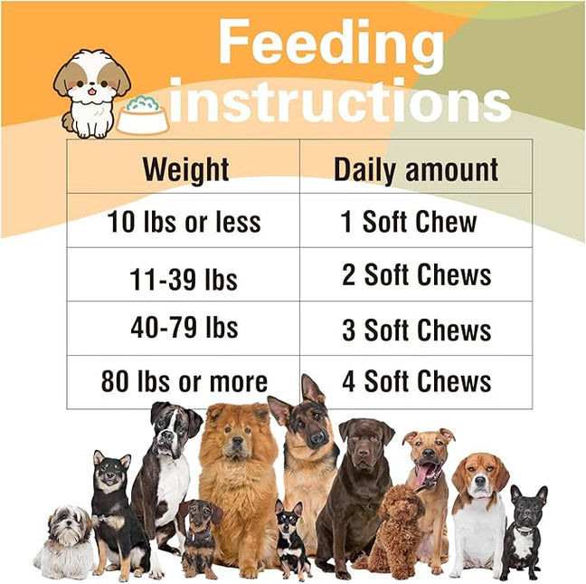 Natural Allergy Relief Chews for Dogs – Advanced Formula with Omega-3, Turmeric & Probiotics for Itchy Skin, Seasonal Allergy Support & Immune Health – Vet-Approved, Delicious Chicken Flavor