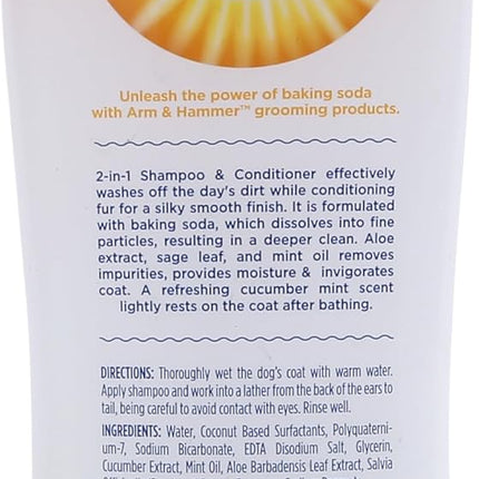 Arm & Hammer 2-in-1 Cucumber Mint Shampoo and Conditioner