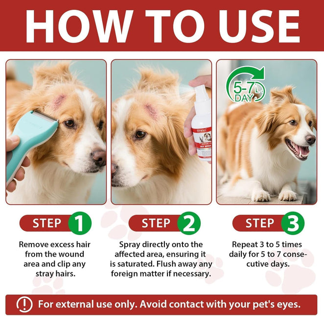 Dog Hot Spot Spray 100mL | Soothes Itchy Skin & Hot Spots