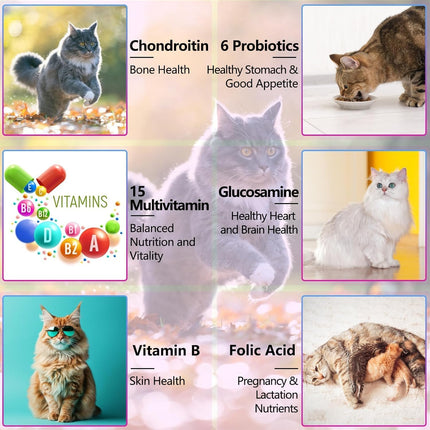 15-in-1 Cat Multivitamin Liquid Drops 60mL
