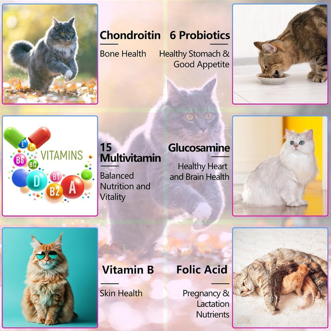 15-in-1 Cat Multivitamin Liquid Drops 60mL