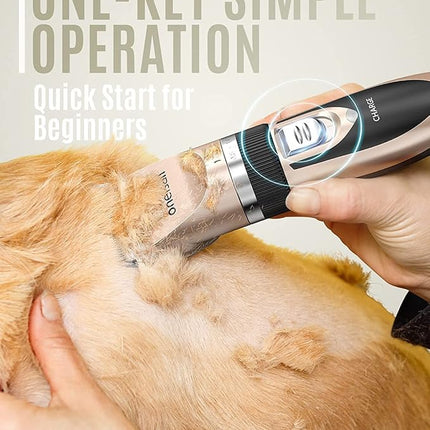 oneisall Low Noise Dog Clippers Grooming Kit for Dogs Cats Pets