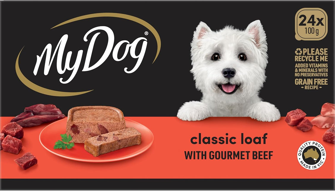 My Dog Adult Wet Dog Food Classic Loaf with Gourmet Beef