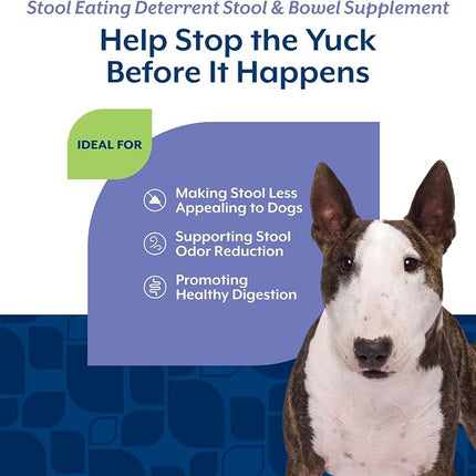 NaturVet Stool Eating Deterrent with Breath Aid for Dogs - 130 Soft Chews