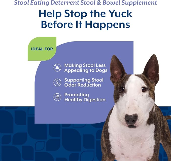 NaturVet Stool Eating Deterrent with Breath Aid for Dogs - 130 Soft Chews