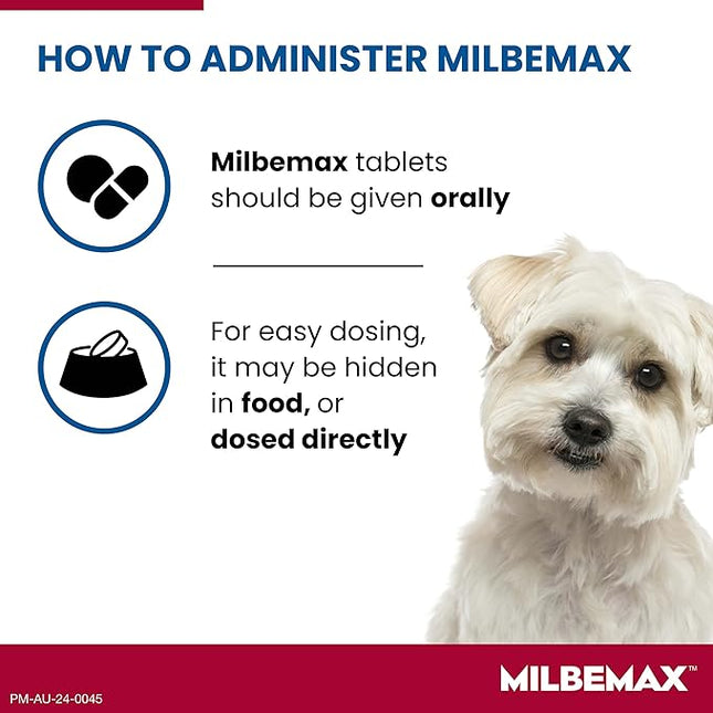 Milbemax All Wormer 2 Tablets for Dogs, 2 count
