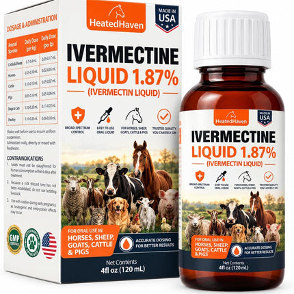 Livestock Liquid 1.87% Formula for Horses, Goat, Sheep, Poultry & More