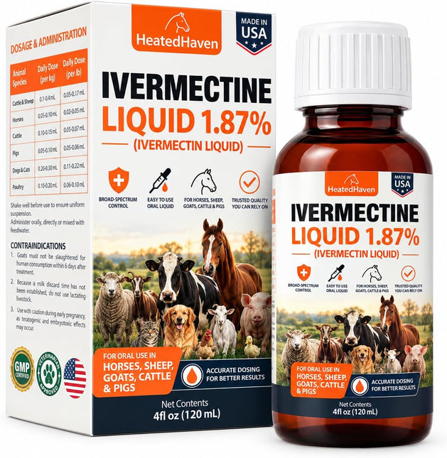 Livestock Liquid 1.87% Formula for Horses, Goat, Sheep, Poultry & More