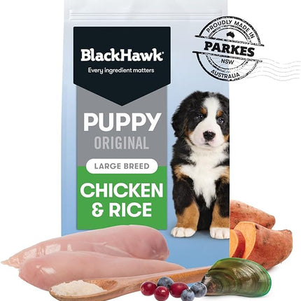 Black Hawk Puppy Large Breed Chicken and Rice Dry Dog Food 3 Kg
