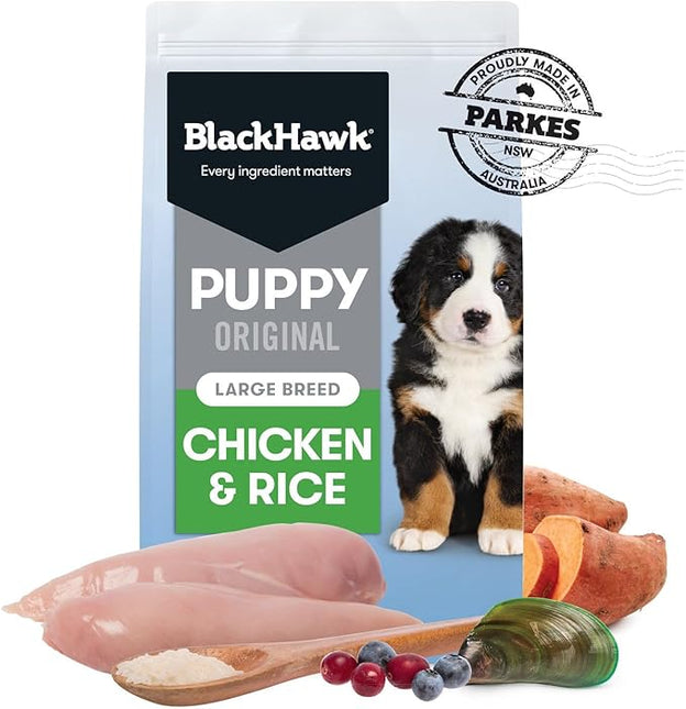 Black Hawk Puppy Large Breed Chicken and Rice Dry Dog Food 3 Kg