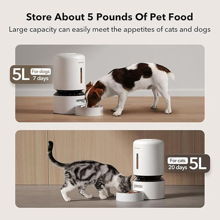 PETLIBRO Granary Automatic Cat Feeder, Smart WiFi App Control (2.4GHz/5GHz)