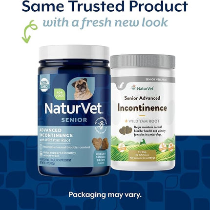 NaturVet Senior Advanced Incontinence Dog Supplement - 60 Ct