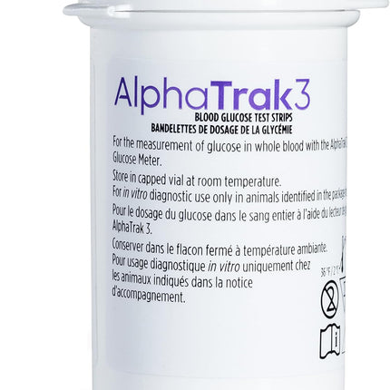 AlphaTrak3 Test Strips for Diabetic Dogs, Cats & Horses, 50 Count,US Product