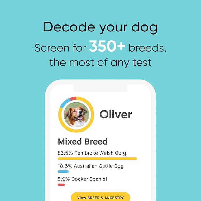 Embark Breed Identification Dog DNA Test & Dog Age Test Bundle - Discover Breed, Ancestry, Relatives, and Birthday