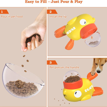 Suitchi Dog Interactive Treat Dispenser Toy, Food Puzzle Slow Feeder