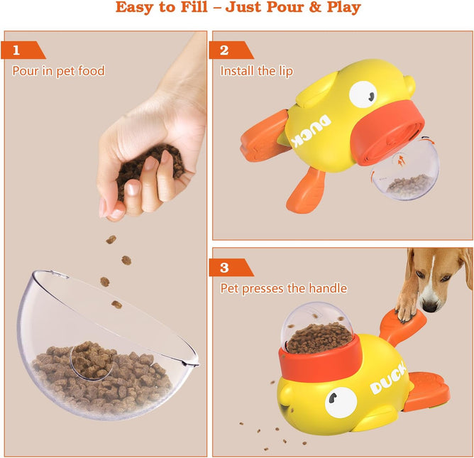 Suitchi Dog Interactive Treat Dispenser Toy, Food Puzzle Slow Feeder