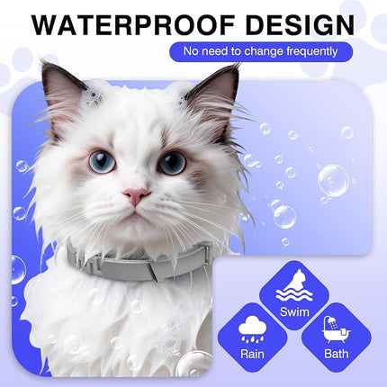 Calming Collar for Cats 8 PK Cat Stress and Anxiety Relief Pheromone Collar for Cats