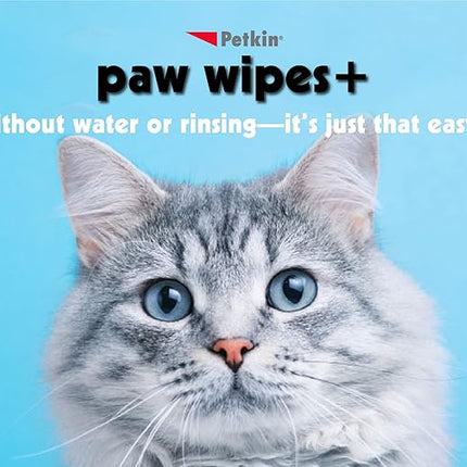Petkin Paw Wipes with Paw Balm Protectant, 100 Count