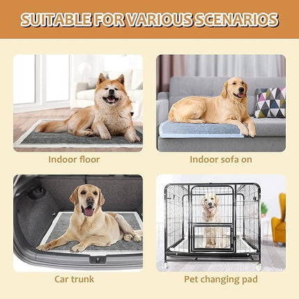 Dog Pee Pads Extra Large 28" x 34", Charcoal Puppy Pads XL