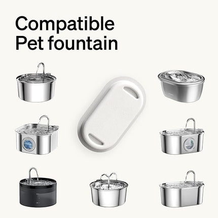 PETLIBRO 4/8 Packs Replacement Filters for Stainless Steel Cat Water Fountain PLWF003 & PLWF006