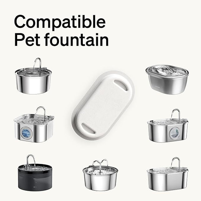 PETLIBRO 4/8 Packs Replacement Filters for Stainless Steel Cat Water Fountain PLWF003 & PLWF006