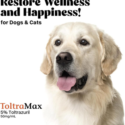 Toltrazuril 5.0% for Horses, Dogs, Cats, 120mL/4 Ounce, for Non-Food Chain Animals, Chicken