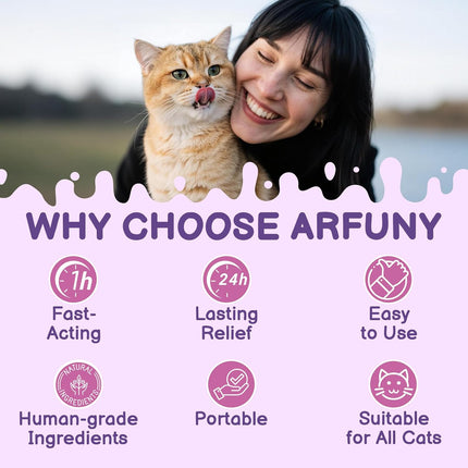 Cat Calming Spray with Pheromone, Cat Anxiety & Stress Relief, 60ML