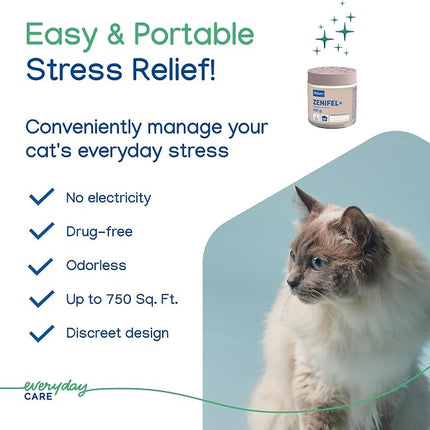ZENIFEL Gel Diffuser Cat Calming Pheromone|Supports Stress Relief