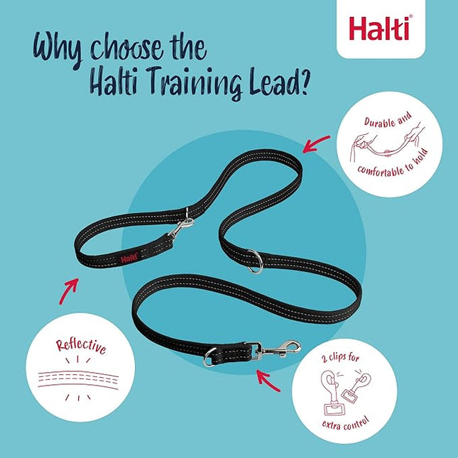 The Company Of Animals 42341 Halti Training Lead for Dogs, Large, Black