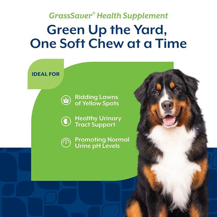 NaturVet GrassSaver Supplement for Dogs - 120 Soft Chews
