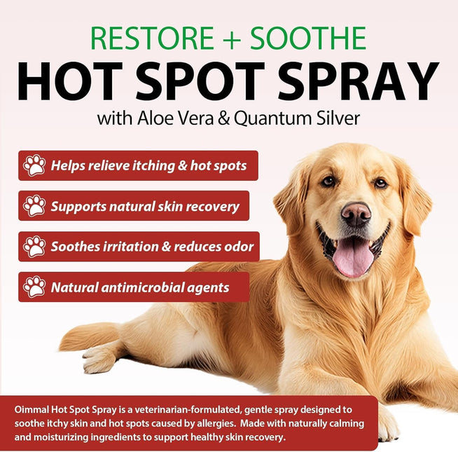 Dog Hot Spot Spray 100mL | Soothes Itchy Skin & Hot Spots