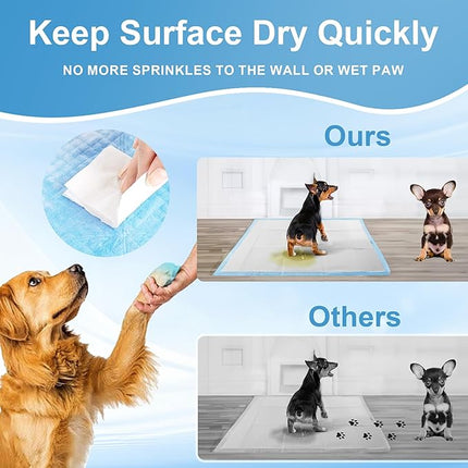 Pee Pads for Dogs 28"x44", Puppy Pee Pads 100 Count, Dog Pee Pads Extra Large,100 pads