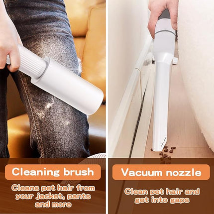 PaWz Pet Grooming Kit 3 Vacuum Levels, 7 IN 1 Electric Cordless Dog Cat Grooming Set with Paw Hair Trimmer,Cleaning Brush for Shedding,Wireless Dryer Remover Clipper,1.5L Cup, Low Nosie Pet Supplies