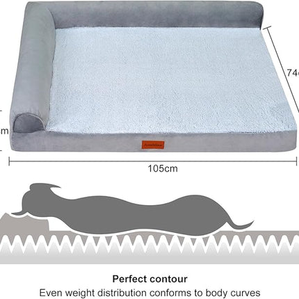 Large Dog Bed，Orthopedic Pet Sofa for Medium，Large Dogs
