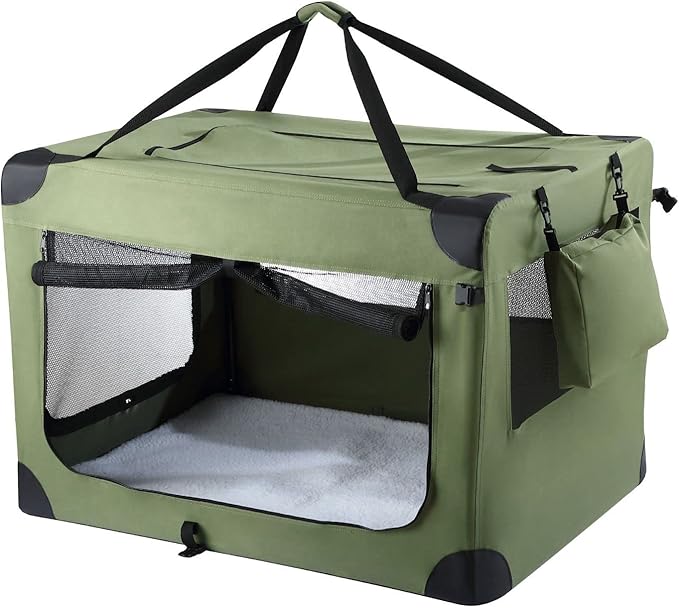 Pet Scene Soft Dog Crate 102x69x69CM Large Size for Pet Dogs Cat