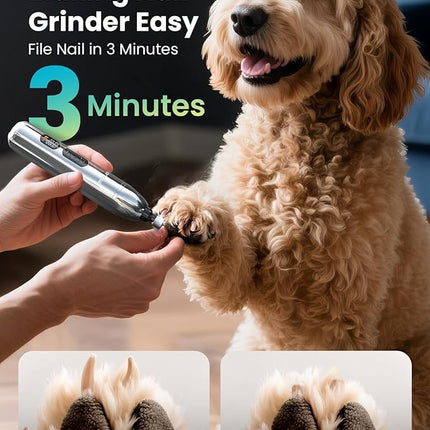 oneisall Dog Clippers for Grooming Thick/Heavy Coats, 4-in-1 Dog Grooming Kit