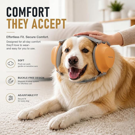 Premium Dog Ear Muffs Noise Protection, Up to 30dB NRR Noise Reduction, M/L Dogs