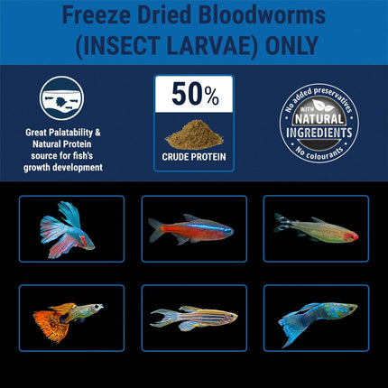 Tetra Bloodworms Freeze Dried Food