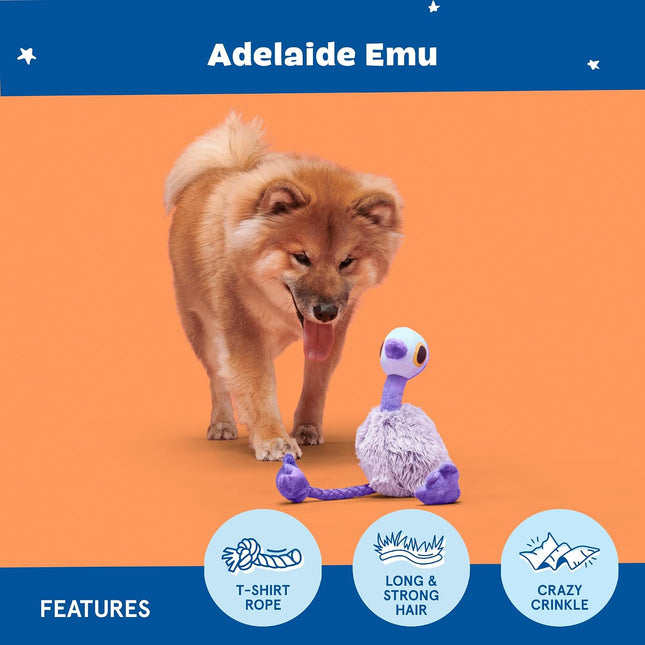 Barkbox Adelaide Emu Plush Dog Toy