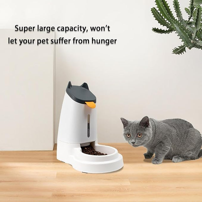 Automatic Cat Feeder,Gravity-Controlled Feeder and Dispenser
