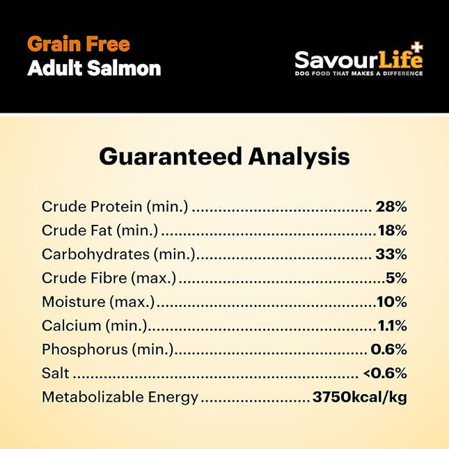 SavourLife Grain Free, Dog Food, Australian Salmon - High Protein, 10kg