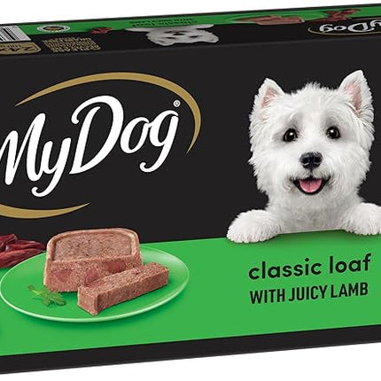 My Dog Adult Wet Dog Food Classic Loaf with Juicy Lamb 24 x 100g Trays