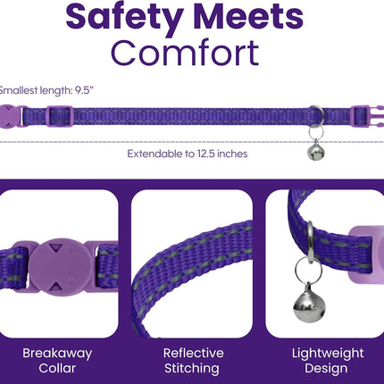 Breakaway Calming Collar for Sensitive Cats - Unscented Formula, No Essential Oils