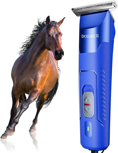 Professional Grooming Electric Corded 2-Speed Horse Clipper with Detachable Blade