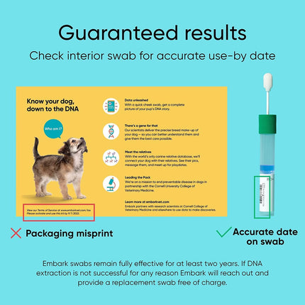 Embark Dog DNA Test Kit | Breed & Genetic Ancestry Discovery | at-Home Cheek Swab -Mixed Breed and Purebred Dog DNA Test